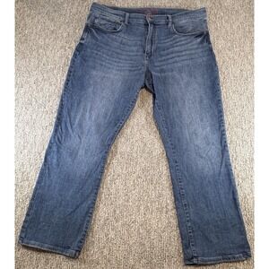 Lucky Brand 223 Straight 5-Pocket Stretch Denim Jeans. Medium Wash, Men's 38*x30